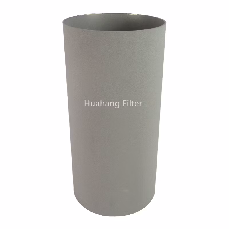 High temperature resistant washable durable metal stainless steel 304 sintered felt factory price 5 micron sintered filter cartridge for industry