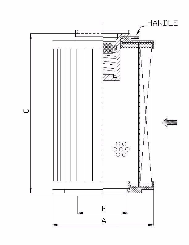 High Pressure Lubricating Oil Filter Element Rte-90-D-10-B Hydraulic Return Filter