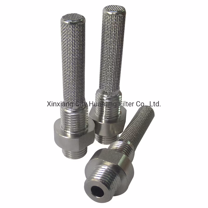 Factory Supply Stainless Steel Sintered Mesh Cylinder Filter Tubes,candle type multilayer wire cloth sintered cartridge