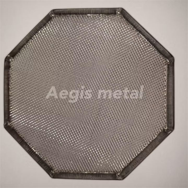 Metal Woven Mesh Filter Assembly Products Edge Filter Welding Filter Circular Shape Custom Filter Disc
