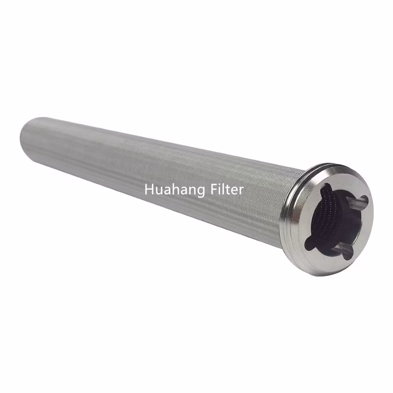 Multi Layer Sintered Cylindrical Filter 20 micron metal sintered filter cartridge Porous Sintered Metal corrosion preventive customize sintering filter