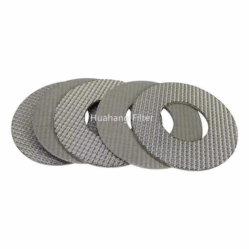 High temperature resistant washable durable metal stainless steel 304 sintered felt factory price 5 micron sintered filter cartridge for industry