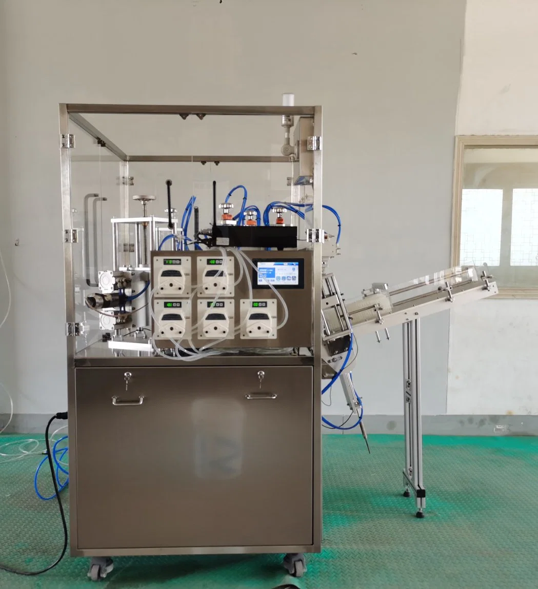 Disposible Plastic Ampoul Filling and Sealing Machine