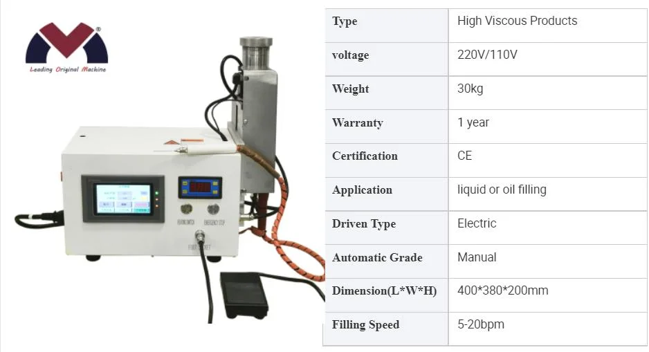 High Accuracy Semi Automatic Marijuna Oil Vape Pen Filler 510 Cartridge Filling and Sealing Machine Capsules Nespresso