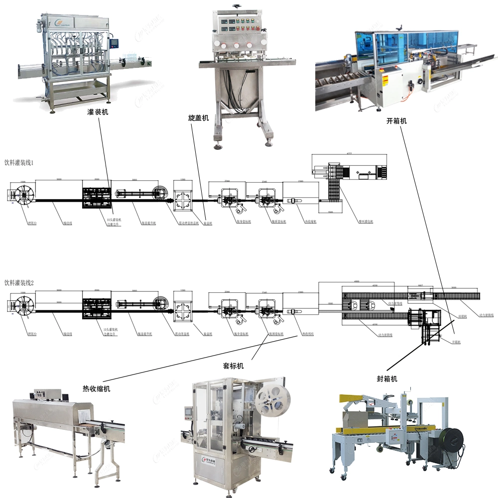 Customized Auto Filling Machinery Peanut Oil Sesame Oil Sunflower Seed Oil Strawberry Jam, Hot Sauce Jam Sauce Liquid Bottle Auto Filling Machine