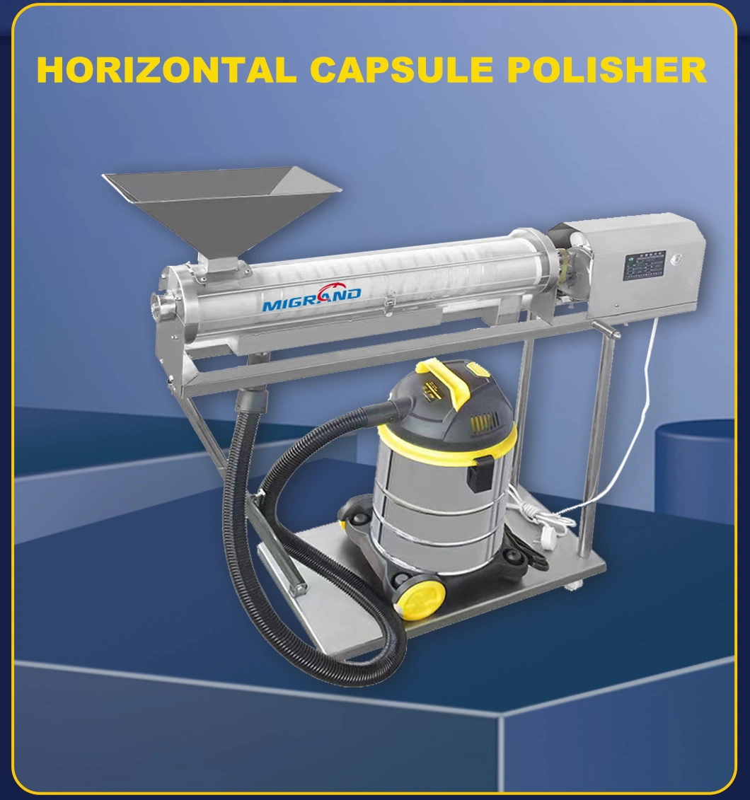 China Manufacturer Capsule Remove Powder Dust Polishing Machine for Capsule