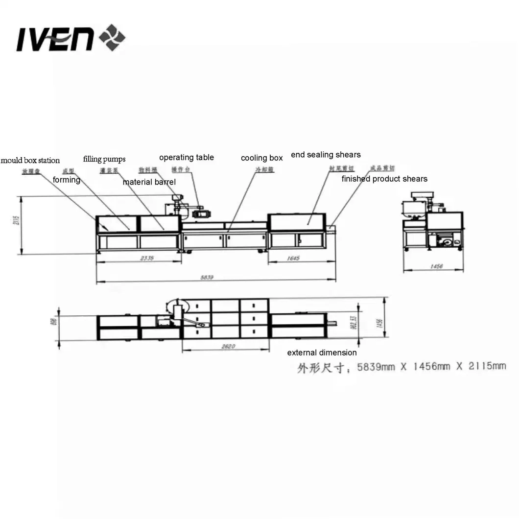 Pharmaceutical Equipment/ Suppositories Making Machine/ Suppository Filling and Sealing Production Line with Low Price