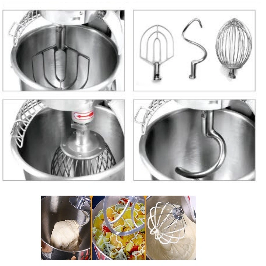 Tilt Head Cake Mixer 7L Mixing Bowl Egg Whisk Cream Beater Bakery Dough Machine Electric Stand Mixer