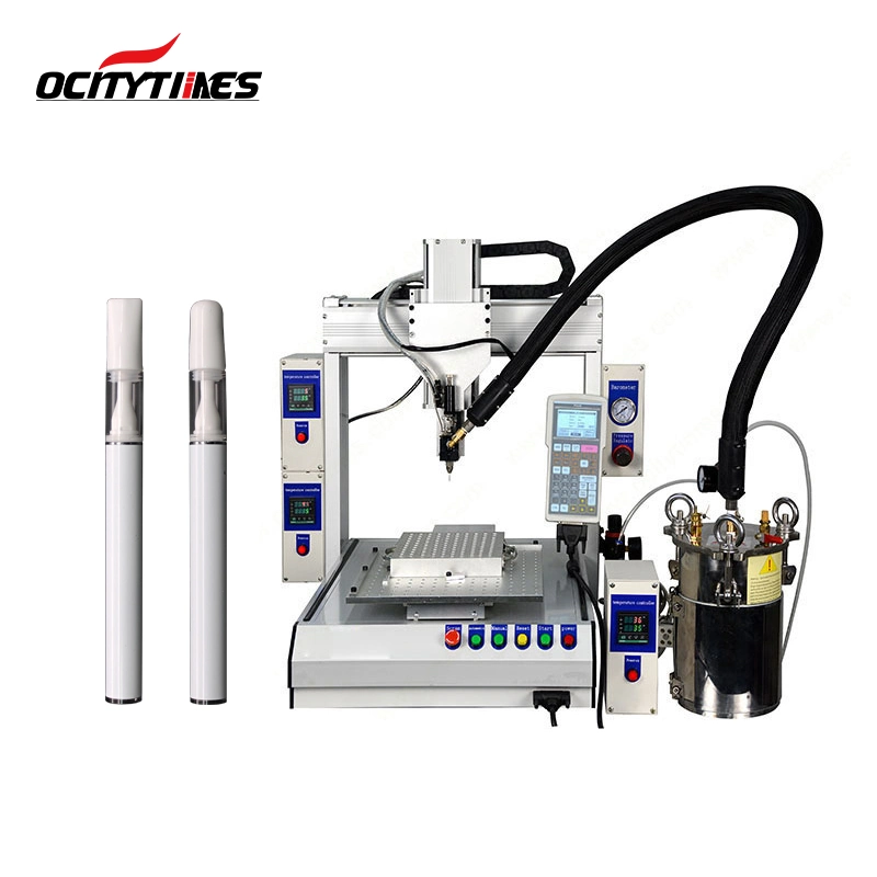 510 Thread Pen Filling Machine Automatic 1ml 2ml Thick Oil Cartridge Filler Machine