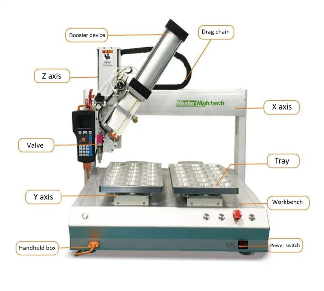 Automatic Ab Glue Cartridge Epoxy Resin Dispenser Doming Machine /Scotch-Weld Ab Glue Dispensing Machine