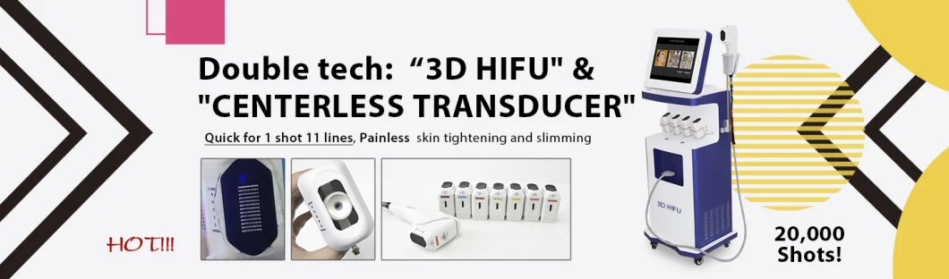 Factory Price Hi-Fu 7D Hifu with 7 Cartridges Hifu 7D Machine 9d 7D Hifu Machine