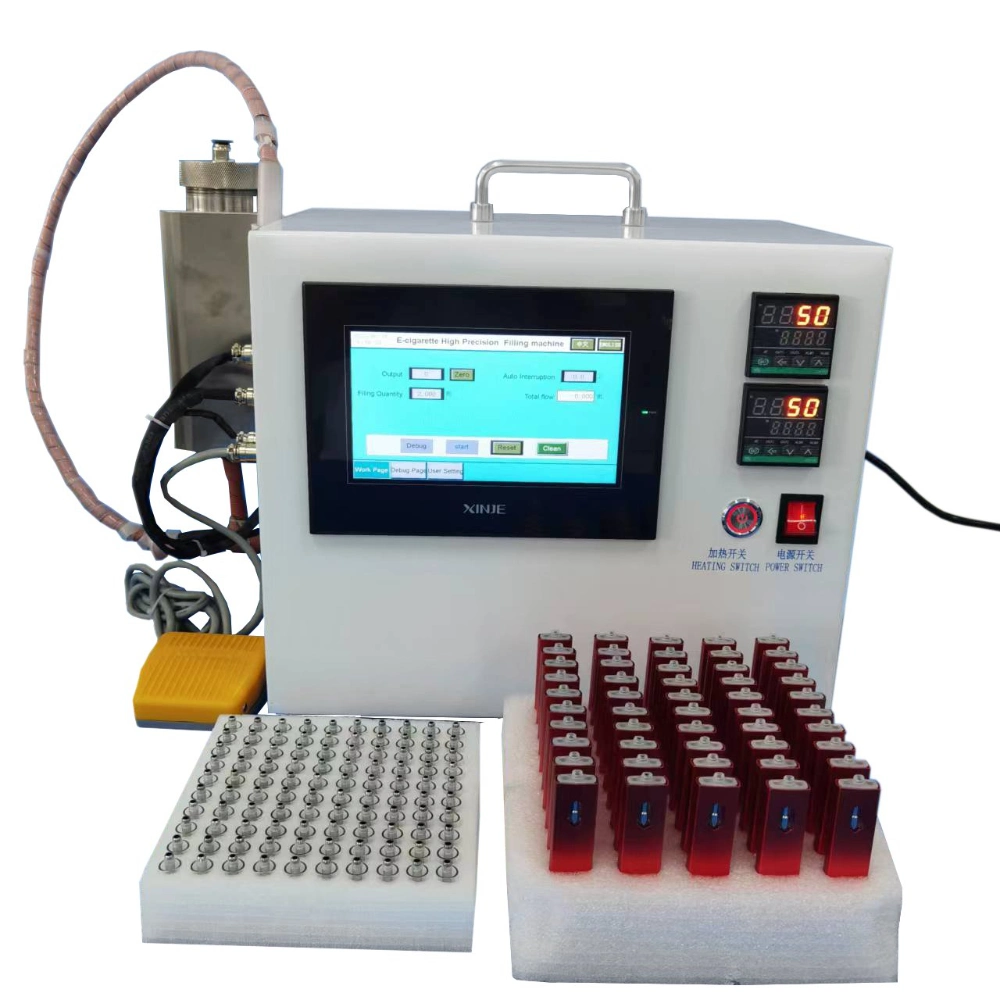 Cartridge Vaporizer Pod Disposable Vape Pen E-Cig High Accuracy Touch Screen Thick Oil 510 Carts Vape Filling Machine