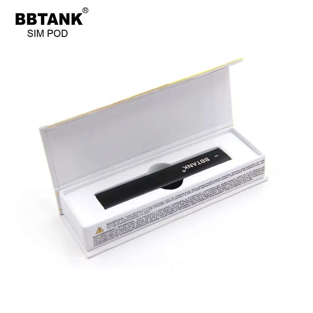 Bbtank Recharge Battery Thick Oil Cartridge Disposable Glass Vape Pen Atomizer Pod Cartridg