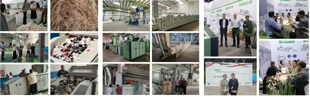 Raw Flax Fiber European Flax Egyptian Flax Fiber Opening Machine and Cleaning Recycling Machine for Yarn