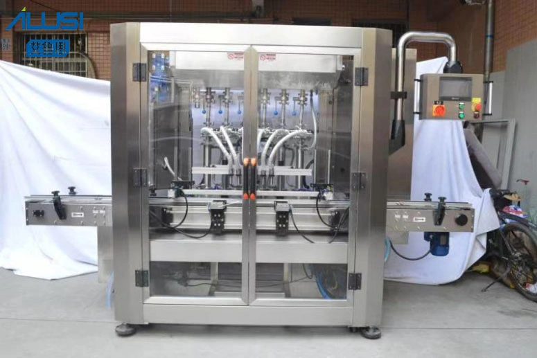 Automatic High Speed Linear Piston Pump Lotion Laundry Detergent Shampoo Bottle Foaming Liquid Soap Filling Machine