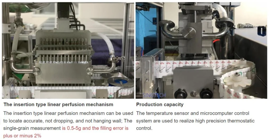 Blister Bullet Suppositories Liquid Forming Filling Sealing Machine (YB-3)