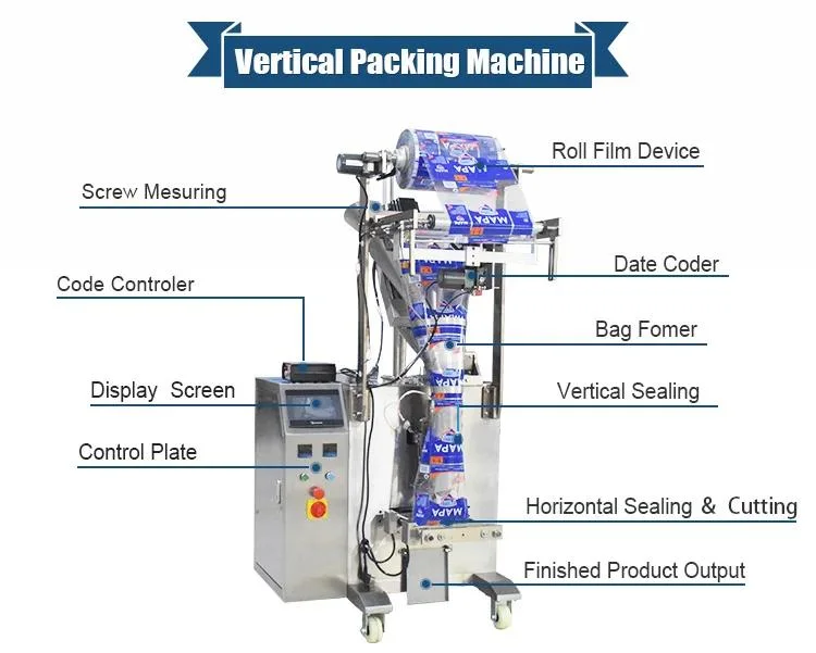 Automatic Spice Granular Peanut Pod Tea Mini Plastic Pouch Sachet Bag Multi-Function Weighing Filling Packaging Machine