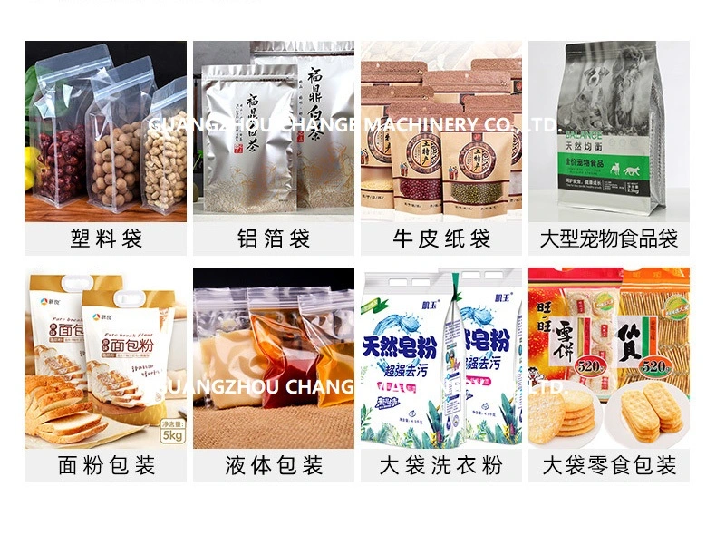 Foods Snacks Bags Nitrogen Filling Sealing Machine