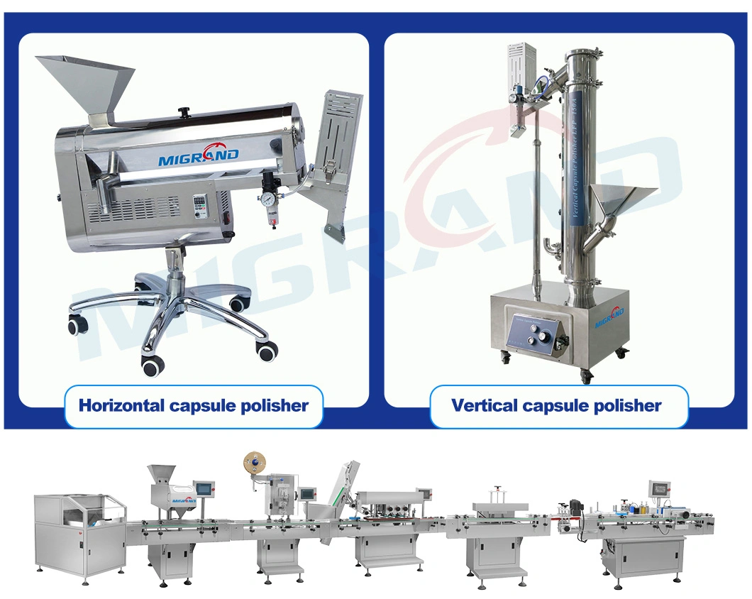 High Speed Vertical Capsule Polishing Double Sorter Machine