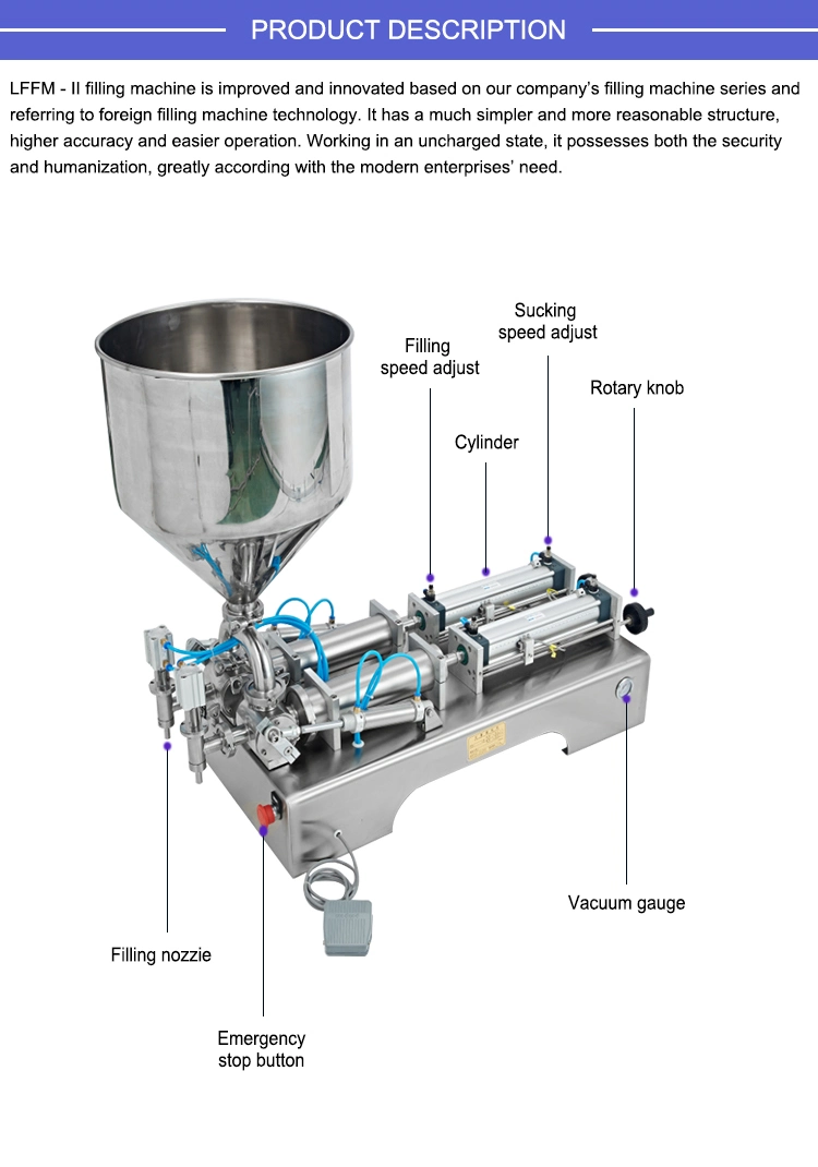 Horizontal Liquid Chlorine Table Top Juic Capsule Coffee Thermoforming Water for Fill Oil Cartridge Filling Capping Machine