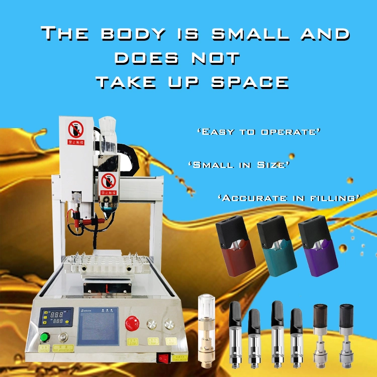 Semi Automatic Cartridge Oil Filling Machine for Vape Pen Disposable