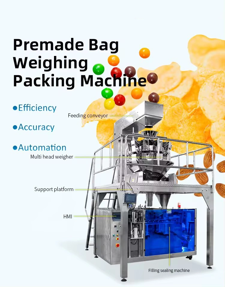 Automatic Zh-A10 Legumes Multi-Head Weighing Scale Packing Machine