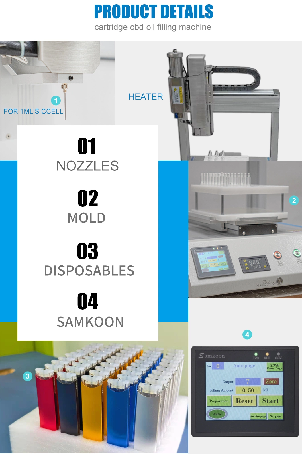 Disposable Electronic Cigarette Filling Machine