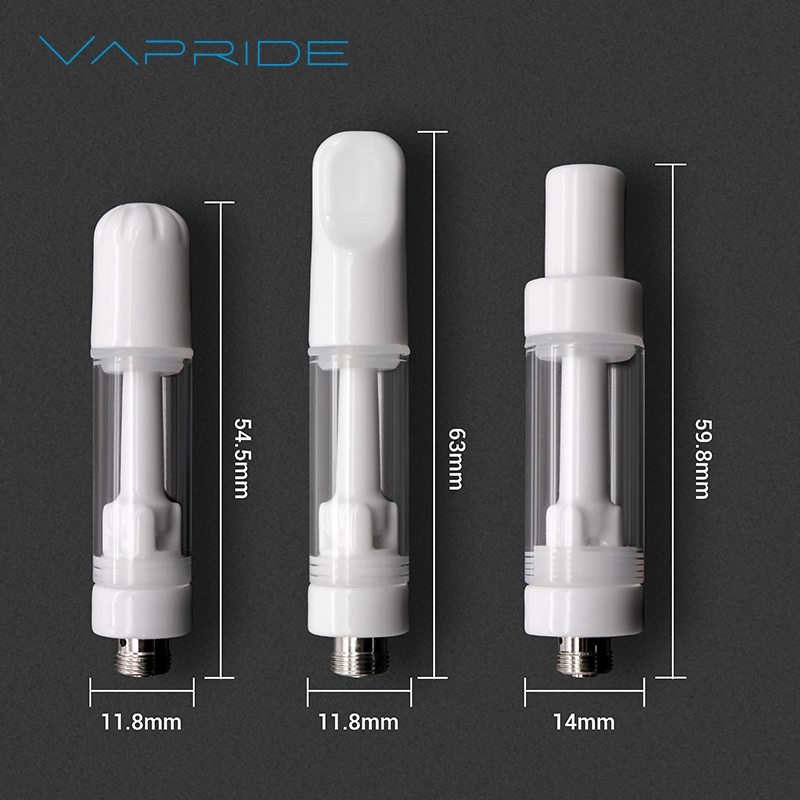 2024 Hot Wholesale Hight Quality 0.5/1/2ml Full Ceramic Coil 510 Custom Empty Vape Pen Carts Rechargeable Vape Cartridge