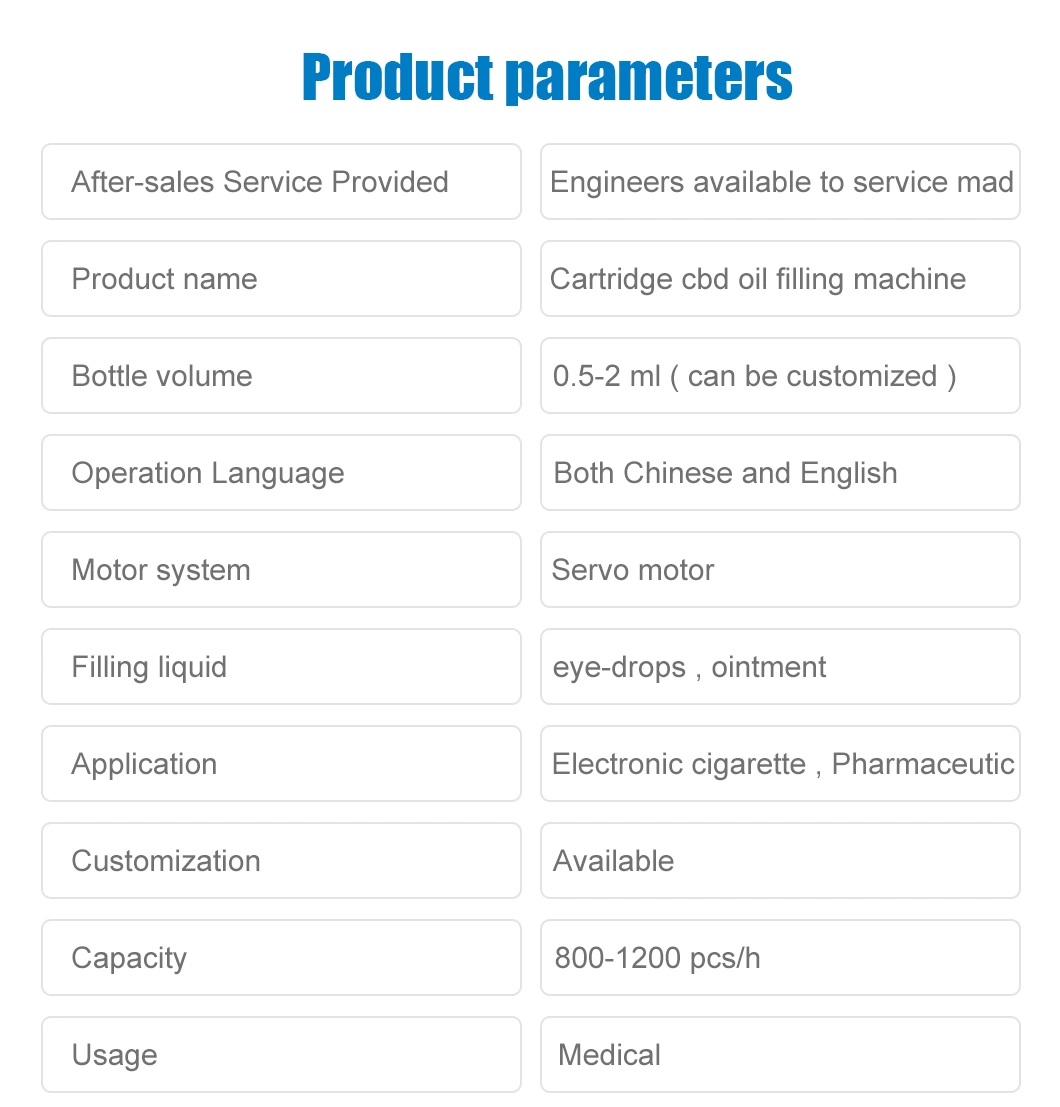 Diaposable Vape Cartridge Oil Filling Capping Machine for Pretty Thick Oil Laborless Oil Filling Machine