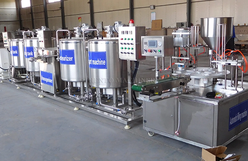 Industrial Greek Yogurt Making Machine / Yogurt Production Line