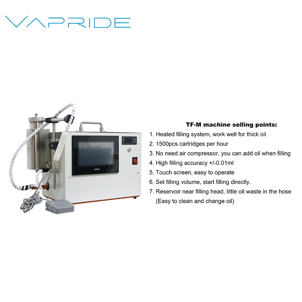 Vapride Manual Filling Machine Oil Filling Machine for Vape Cartridge