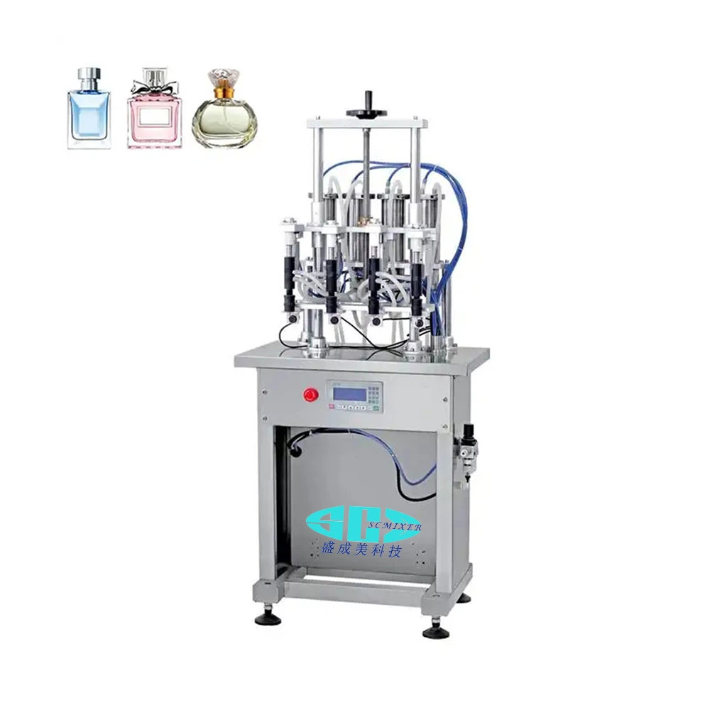 Hot Sale Vacuum Semi-Automatic Pocket Perfume Sample Oil Filling Machinery with Wheel Perfume Filling Machine