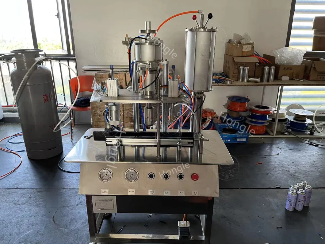 Semi Automatic LPG Butane Cartridge Gas Filling Machine