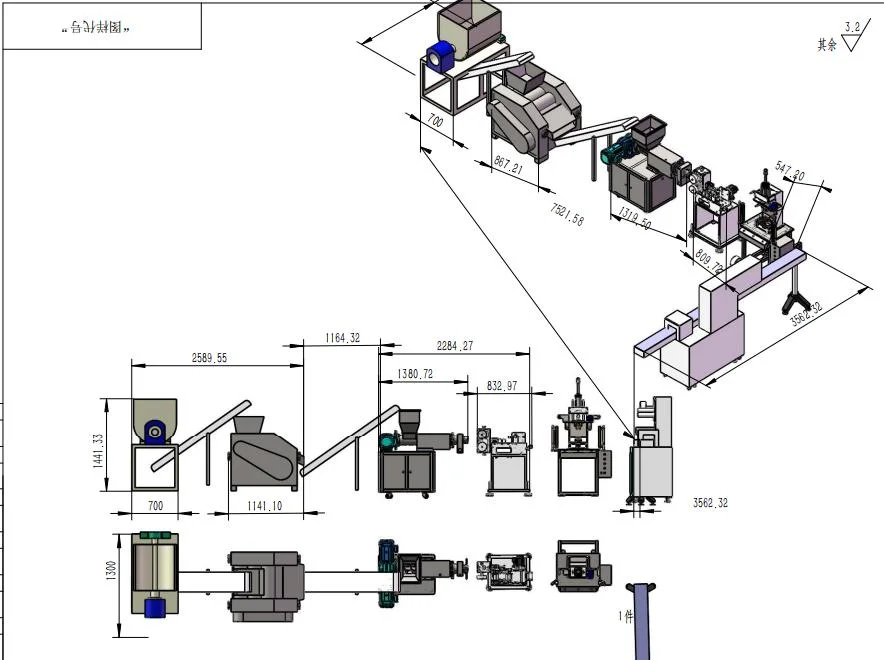 Bar Soap Plodder Extruder Machine Toilet Soap Plodder Machine Price Vacuum Plodder Machine