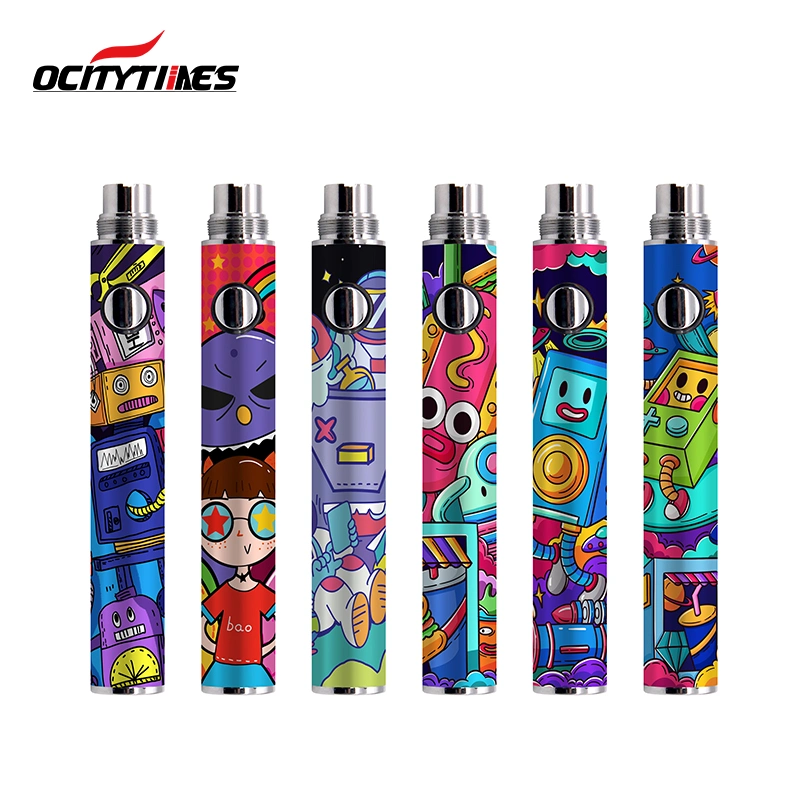 Logo Print Vape Pen Battery Dcb 400/650mAh 510 Thread Vaporizer E Cigarette Battery