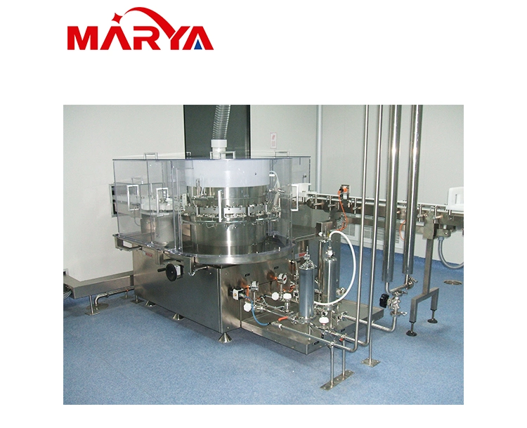 Marya PLC Control Servo Motor Position Filling 8 Filling Heads Cartridge Filling Machine with Isolators