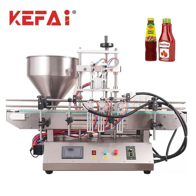 Kefai Automatic Tabletop Oil Filling Machine