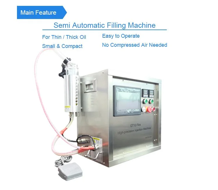 Disposable Vape Filling Machine China Factory Hot Selling Vape Cartridge Pod Filling Machine Semi -Automatic Cart Machine