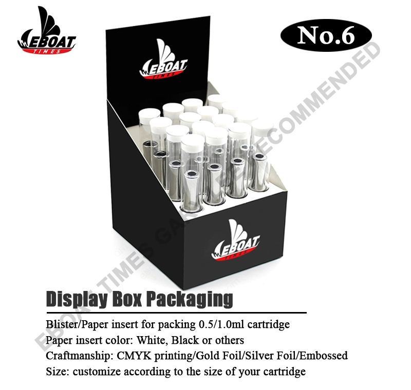 Oklahoma City Stainless Steel Center Post Liquid Diamonds Sauce Custom Logo 510 Vape Carts with Childproof Box