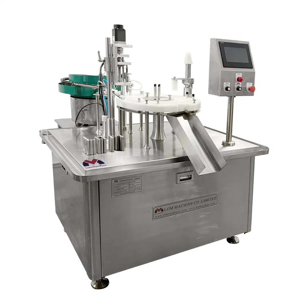 Factory Price High Speed 0.2-2ml Full Automatic Disposable Vape Pen Filling Capping Machine