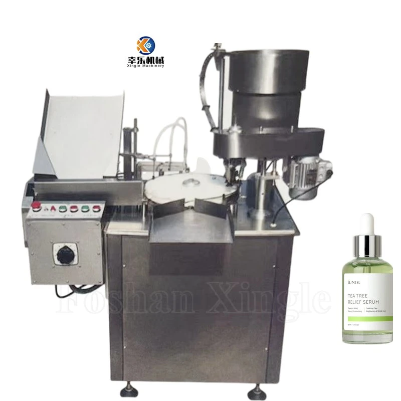 5-50ml Automatic Cartridge Oil Glass Vial High Speed Liquid Perfume Plugging Bottle Filling and Capping Machine