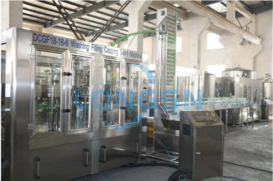 Carbonated Sparkling Water Bottling Plant Beverage Juice Filling Machine Production Line Soft Drink Filling Line Liquid Filler