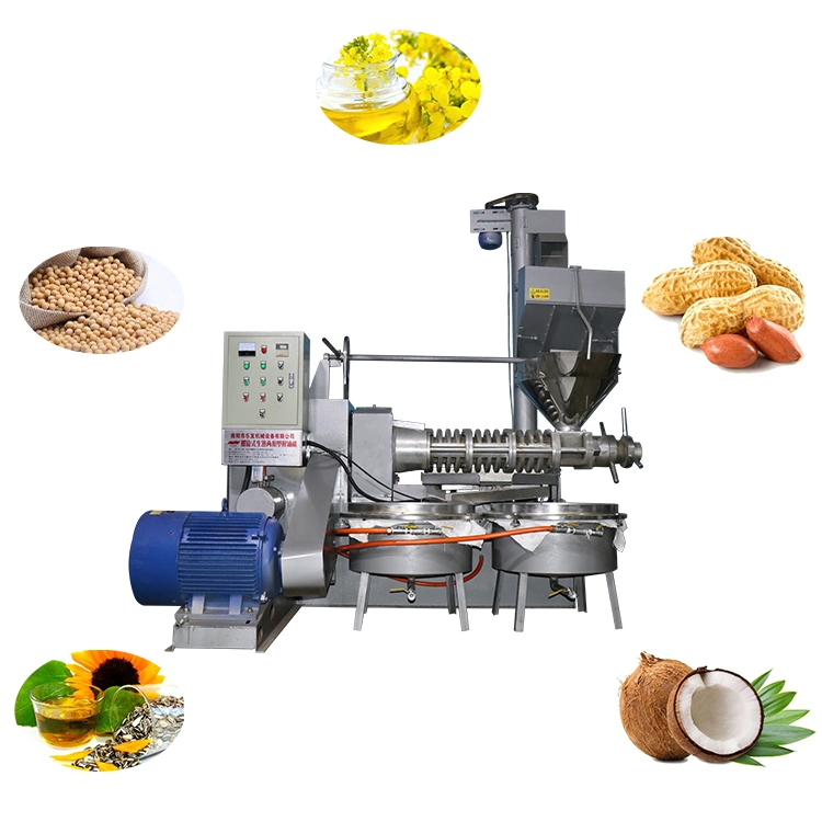 High Oil Yield Corn Sunflower Sesame Coconut Rapeseed Mustard Groundnut Edible Cooking Oil Making Machine Oil Mill Processing Machine Oil Press Machine