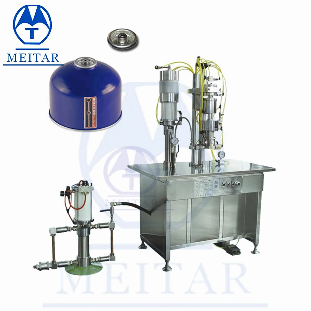 Factory Direct Sale Under Cap Refrigerant Freon R134A Aerosol Can Filling Machine