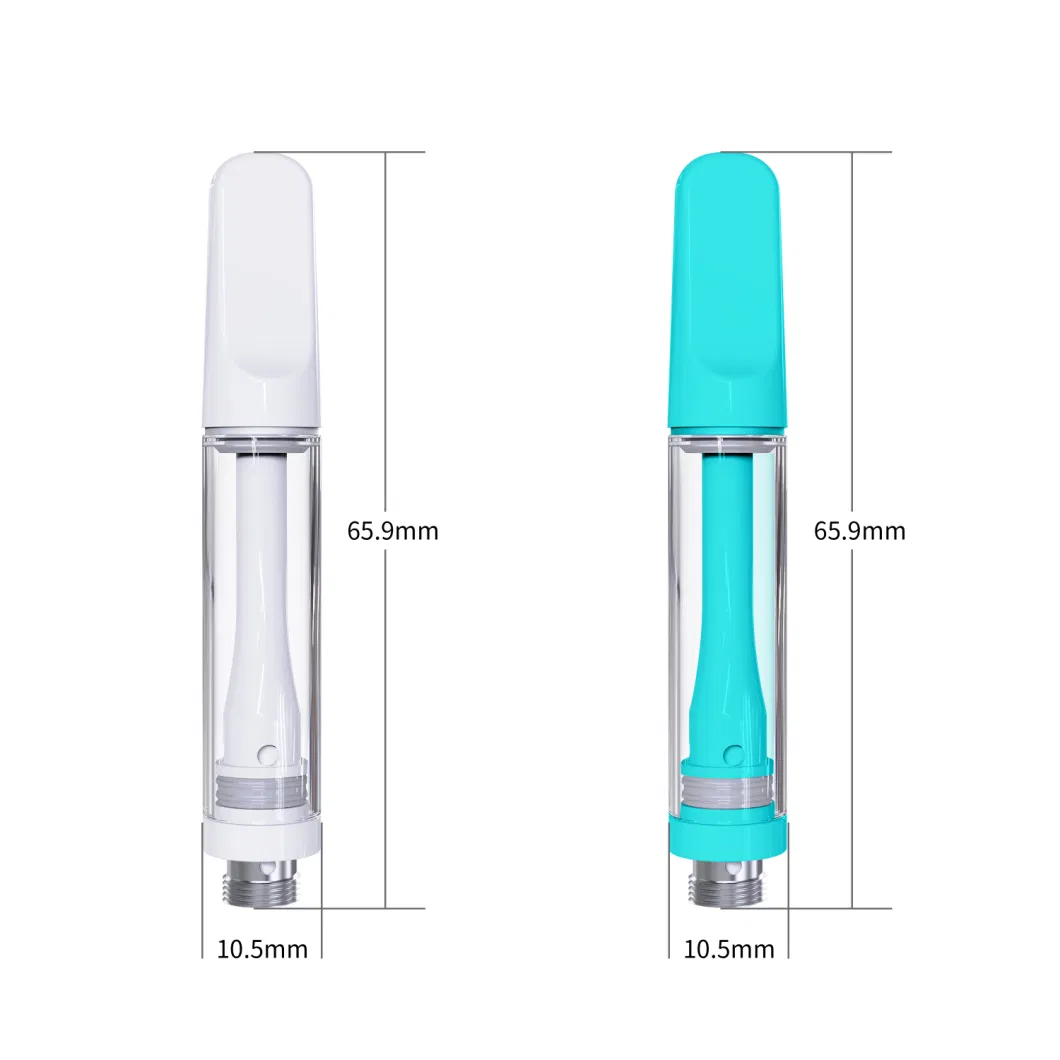 Screw Top 510 Thread Empty Cartridge Vaping Atomizer Full Ceramic Cartridge Vaporizer