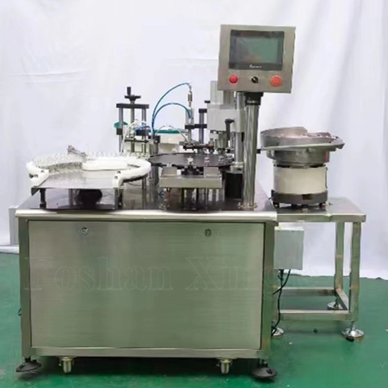 Pharmaceutical Injection Prefilled Small Scale Filler Oil Two Heads Sterile Cartridge Syringe Filling Capping Machine