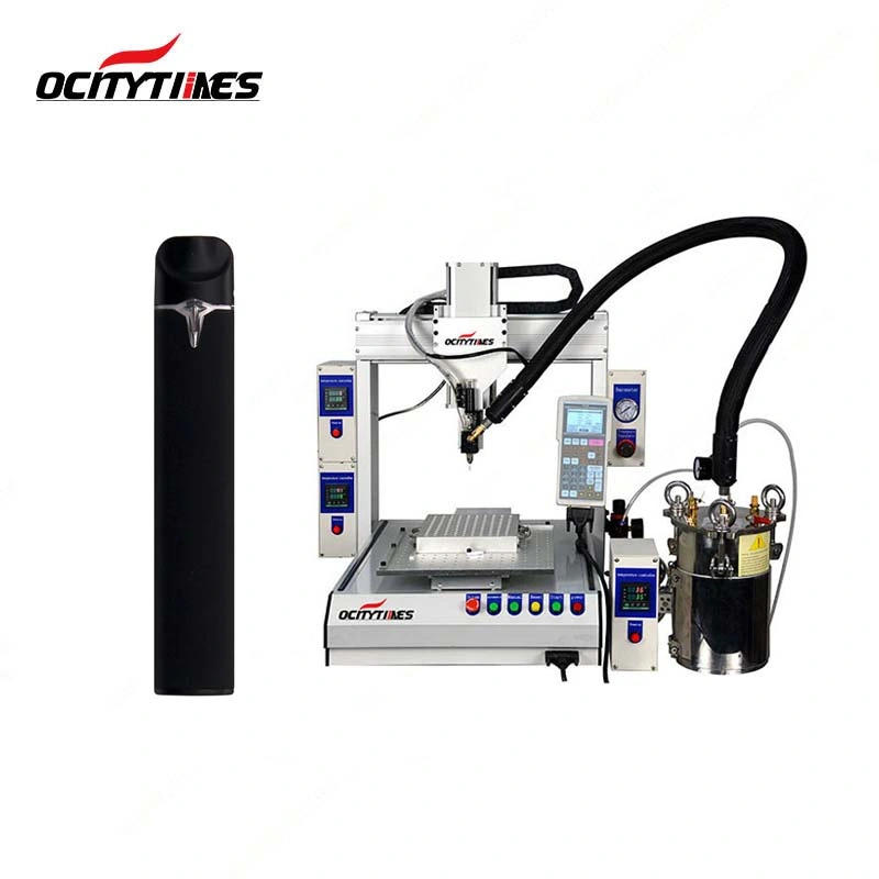 Ocitytimes 510 Oil Vape Cartridge Vaporizer Pen Filling Machine with 3 Parts Preheating