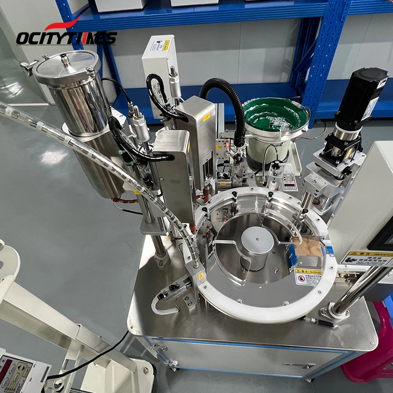 Ocitytimes Filling Machine Fully Automatic Filling and Capping Machine for D8 D9 Hhc Oil Vape Cartridge