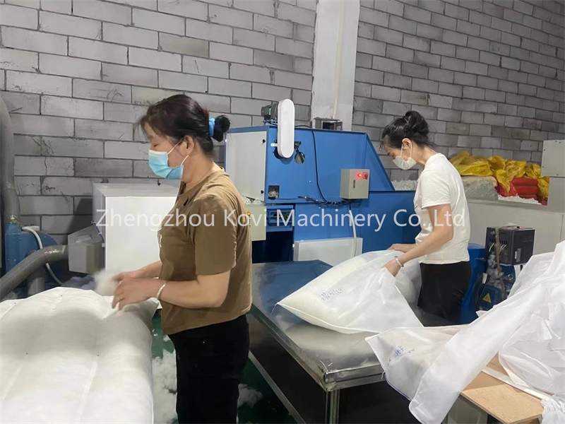 Automatic Polyester Bale Fiber Opening Pillow Filling Machine Cotton Carding Opener Machinery