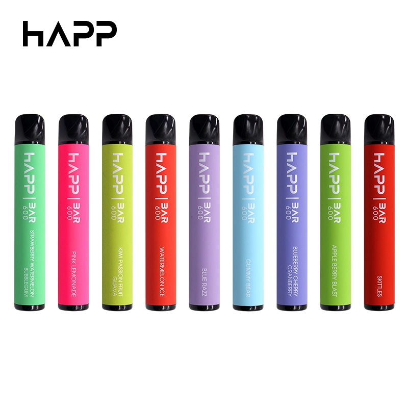 Happ 2ml Vaporizer Elf 280mAh 600plus Vape Electronic Cigarette Bar Vape